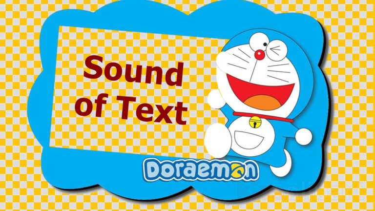 Sound of text Doraemon